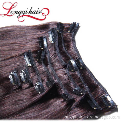Fashionable India Clip-In Hair Extension;Wholesale Price Hair Extension